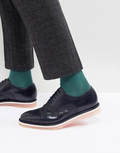 Темно-синие кожаные броги PS Paul Smith Brody - Темно-синий