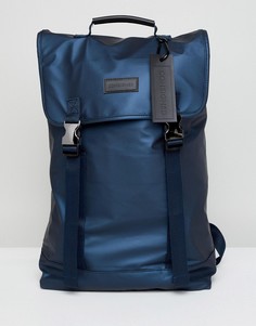Темно-синий рюкзак с двумя застежками-зажимами Consigned - Темно-синий