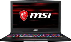 Ноутбук MSI GE63 Raider RGB 8RE-210RU, 15.6&quot;, Intel Core i7 8750H 2.2ГГц, 16Гб, 1000Гб, 256Гб SSD, nVidia GeForce GTX 1060 - 6144 Мб, Windows 10, 9S7-16P512-210, черный