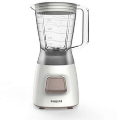 Блендер PHILIPS HR2052/00, стационарный, белый/серебристый