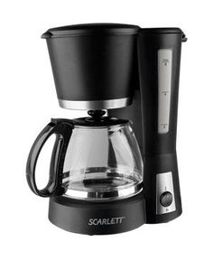 Кофеварка SCARLETT SC038, капельная, черный