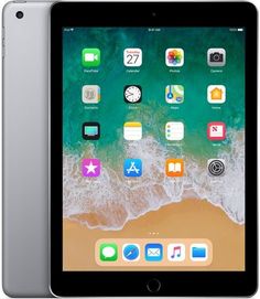 Планшет APPLE iPad 2018 MR7J2RU/A, 2GB, 128GB, iOS темно-серый