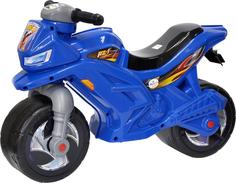 Транспорт Орион Двухколесный мотоцикл-каталка 501 со звуком (синий)