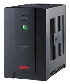 Стабилизатор напряжения APC Back-UPS 800VA Russia (черный) A.P.C.