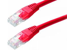 Сетевой кабель ATcom UTP cat.6 RJ45 3m Red AT9216