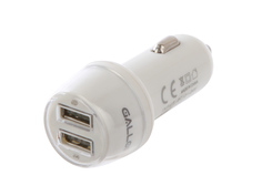 Зарядное устройство Gallop Athena 2xUSB 2100mA White