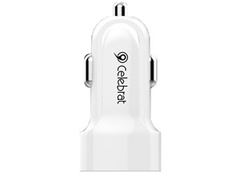 Зарядное устройство Celebrat CC02 2xUSB 2100mA White