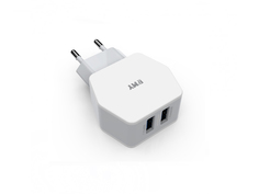 Зарядное устройство EMY MY-261 2xUSB 8-pin 2100mA White