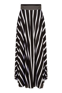 Расклешенная юбка в черно-белую полоску Diane Von Furstenberg