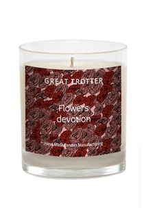 Лимитированная свеча FLOWERS DEVOTION, 300 g Great Trotter