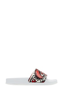 Белые сандалии с принтом Red Valentino