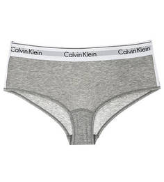 Серые хлопковые трусы-шорты Calvin Klein