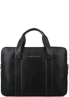 Черная сумка с отделением для ноутбука Tommy Hilfiger
