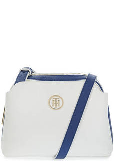Белая сумка через плечо с карманами Tommy Hilfiger