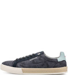 Текстильные кеды с вставками из кожи и замши Napapijri