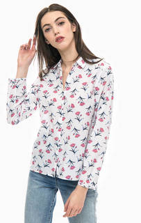 Хлопковая рубашка с цветочным принтом Gerry Weber