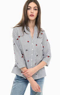 Полосатая рубашка с вышивкой Gerry Weber