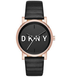 Часы с металлическим корпусом золотистого цвета Dkny