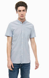 Хлопковая рубашка с короткими рукавами Mustang
