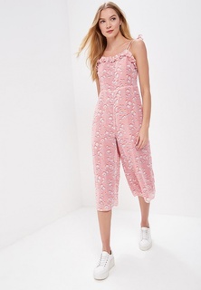 Комбинезон LOST INK PRINTED FRILL NECK JUMPSUIT