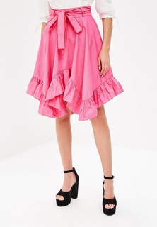 Юбка Lost Ink Petite P RUFFLE TIE WAIST MIDI