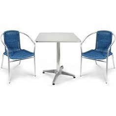 Комплект мебели Afina garden LFT-3199E/T3125-60x60 blue (2+1)