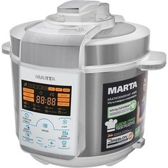 Мультиварка Marta MT-4309 белый/сталь