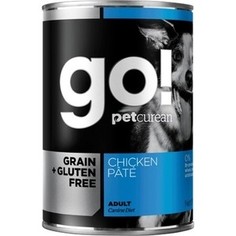 Консервы GO! Dog Grain+Gluten Free Chicken Pate беззерновой паштет с курицей для собак 400г (48511)