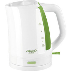 Чайник электрический Atlanta ATH-617 белый/зеленый