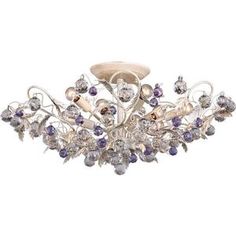 Потолочная люстра IDLamp 242/10PF-Whitepatina