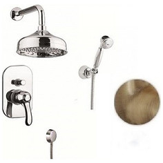 Душевая система Fiore Jafar скрытый монтаж, бронза (47ZZ5138)