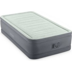 Надувная кровать Intex Premaire Elevated Airbed 99х191х46 см встроенный насос 220V (64902)