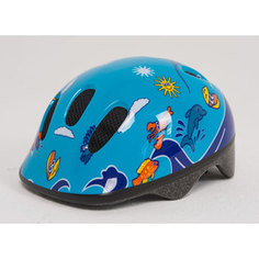 Шлем Moove&Fun BELLELLI сине-голубой с дельфинами размер: M, 80028-M Moove&Fun