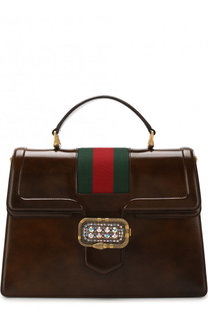 Сумка-тоут из кожи medium Gucci