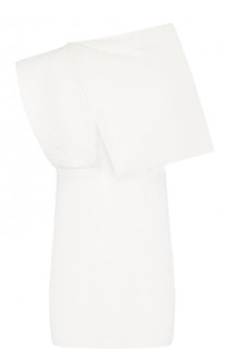 Однотонный хлопковый топ с асимметричным воротом Rick Owens