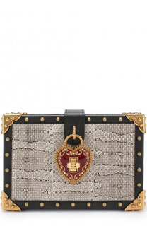 Сумка My Heart из кожи змеи Dolce &amp; Gabbana