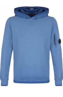 Хлопковое худи с эффектом деграде C.P. Company