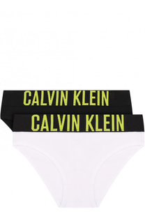 Комплект из двух трусов с логотипом бренда Calvin Klein Underwear