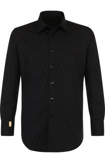 Хлопковая сорочка с воротником кент Billionaire