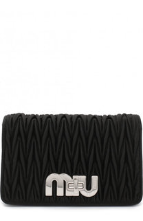 Сумка из текстиля на цепочке Miu Miu