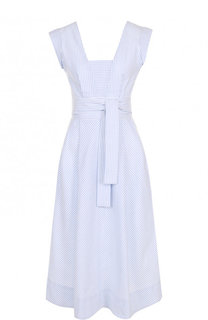 Приталенное платье-миди в полоску Tara Jarmon