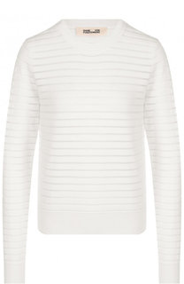 Пуловер из вискозы с круглым вырезом Diane Von Furstenberg