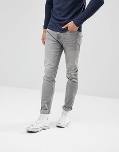 Серые выбеленные джинсы узкого кроя Celio - Серый