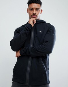 Черный худи на молнии Nike Modern 832166-010 - Черный