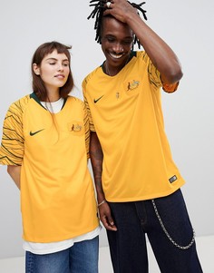 Желтая футболка Nike Football Australia Home Stadium 893852-739 - Желтый