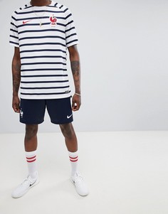 Темно-синие шорты Nike Football France Away Stadium 940445-451 - Темно-синий