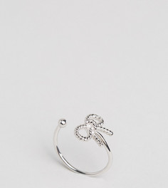 Посеребренное кольцо с бантом в винтажном стиле Olivia Burton - Серебряный