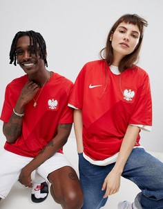 Красная рубашка Nike Football Poland Home Stadium 893892-611 - Мульти