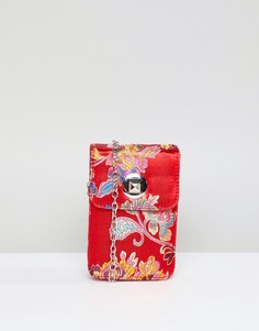Жаккардовая сумка через плечо Yoki Fashion - Красный