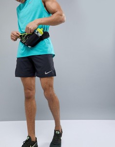Черные ремень с отделением для бутылки с водой Nike Running N.RL.90.093.OS - Черный